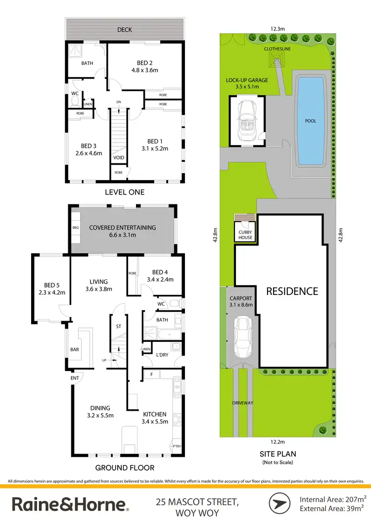 Floorplan of Homely house listing, 25 Mascot Street, Woy Woy NSW 2256