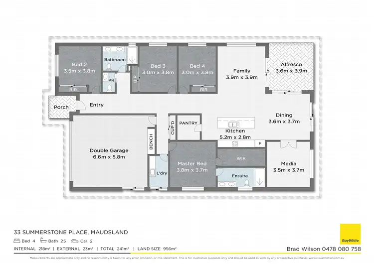 Floorplan of Homely house listing, 33 Summerstone Place, Maudsland QLD 4210