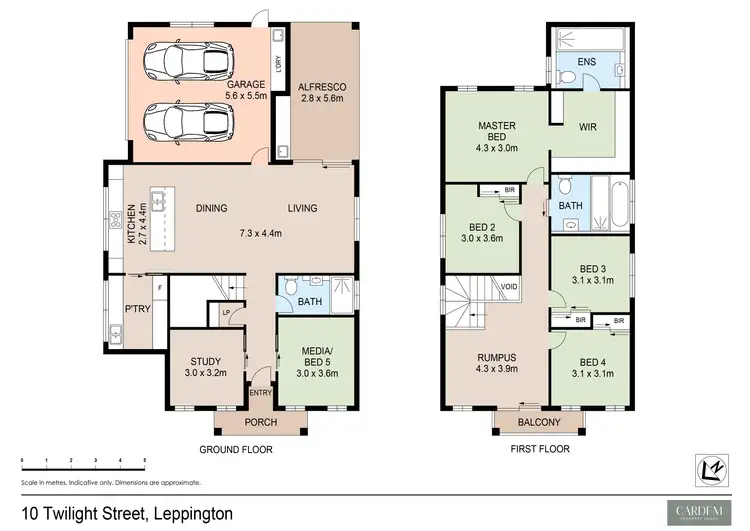 Floorplan of Homely house listing, 10 Twilight Street, Leppington NSW 2179