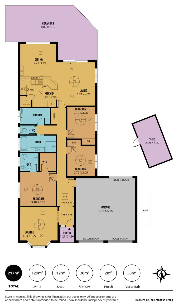 Floorplan of Homely house listing, 19a Trott Grove, Oaklands Park SA 5046