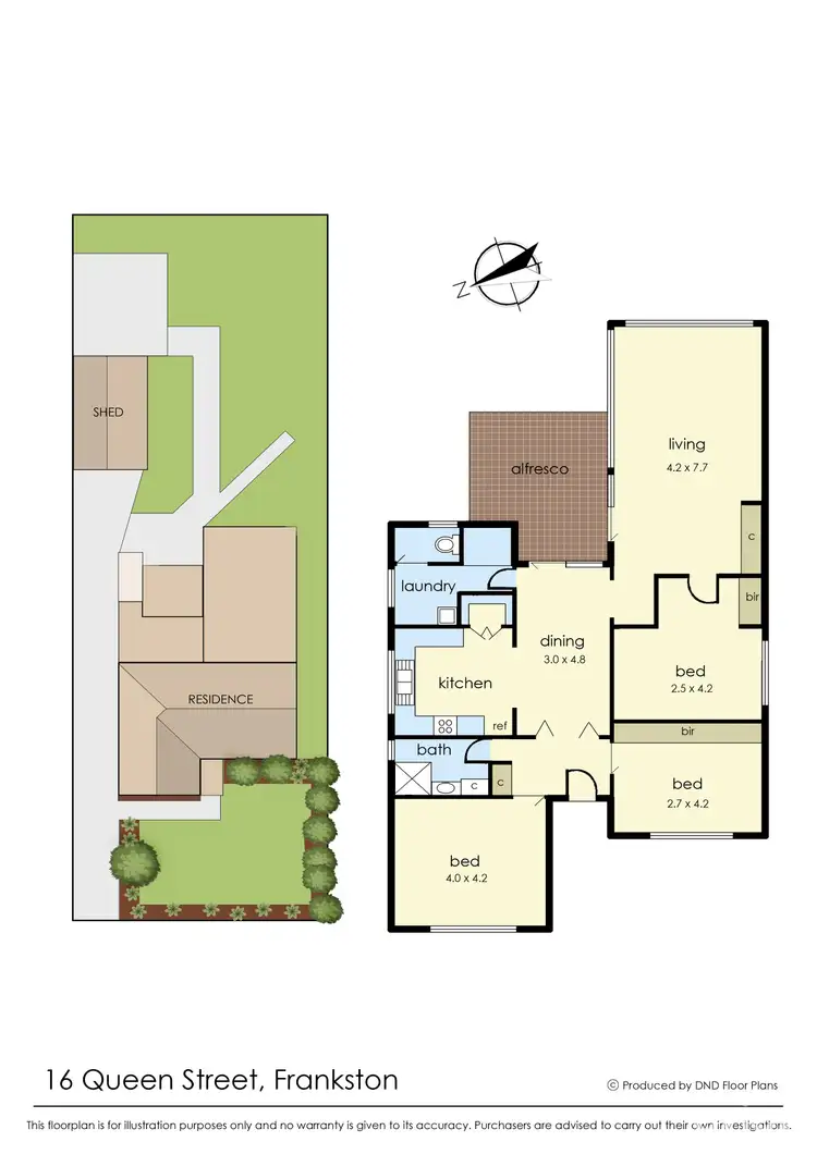 Floorplan of Homely house listing, 16 Queen Street, Frankston VIC 3199