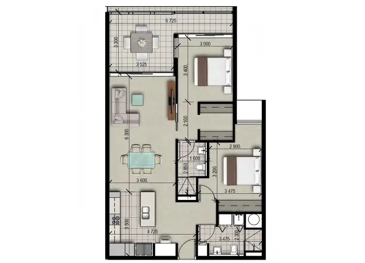 Floorplan of Homely apartment listing, 12/15 Barramul Street, Bulimba QLD 4171