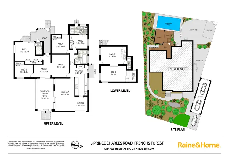Floorplan of Homely house listing, 5 Prince Charles Road, Frenchs Forest NSW 2086