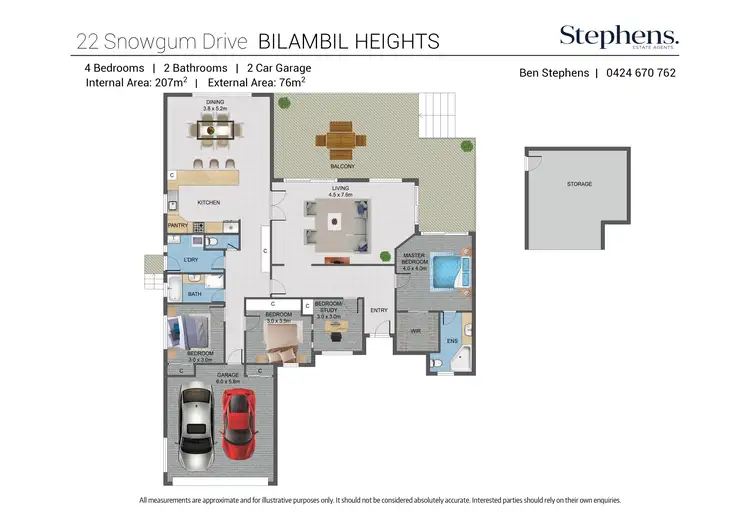 Floorplan of Homely house listing, 22 Snowgum Drive, Bilambil Heights NSW 2486