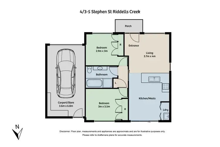 Floorplan of Homely house listing, 4/3-5 Stephen Street, Riddells Creek VIC 3431