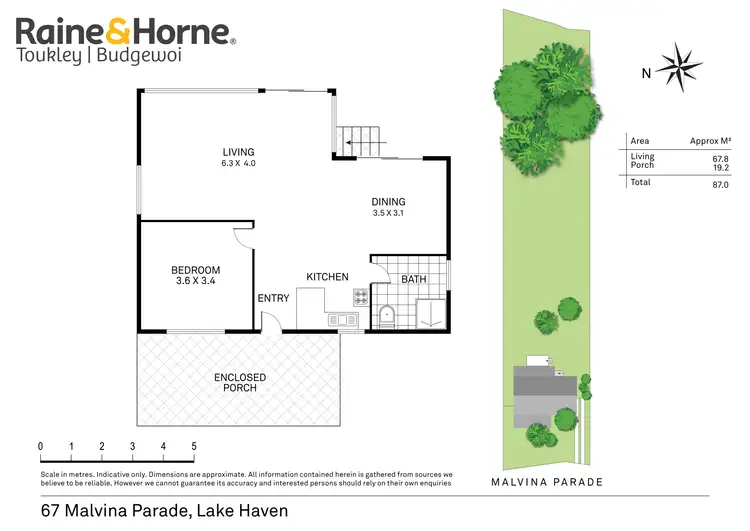 Floorplan of Homely house listing, 67 Malvina Parade, Lake Haven NSW 2263
