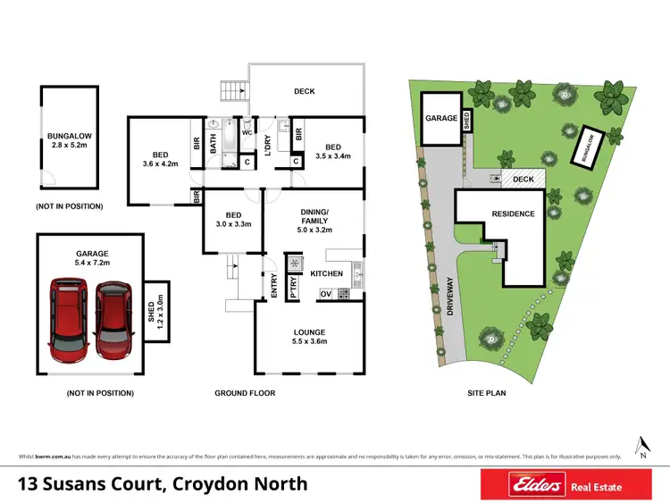 Floorplan of Homely house listing, 13 Susans Court, Croydon North VIC 3136