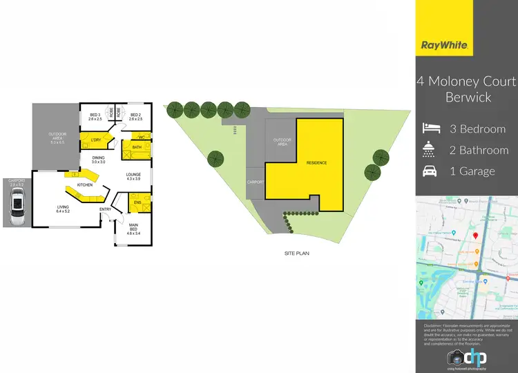 Floorplan of Homely house listing, 4 Moloney Court, Berwick VIC 3806