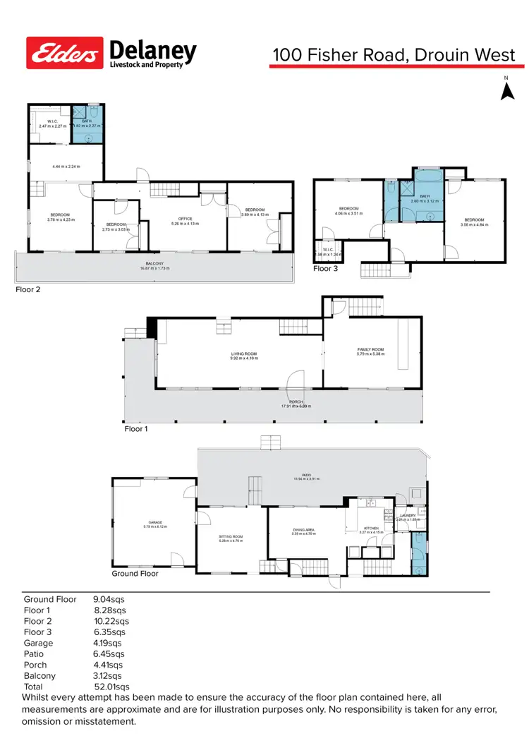 Floorplan of Homely house listing, 100 Fishers Road, Drouin West VIC 3818