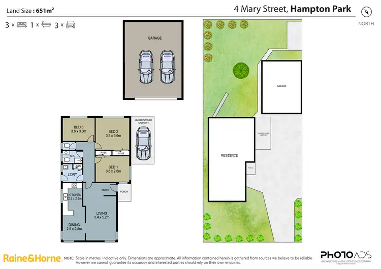 Floorplan of Homely house listing, 4 Mary Street, Hampton Park VIC 3976