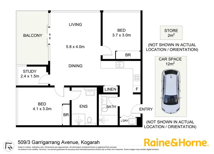 Floorplan of Homely unit listing, 509/3 Garrigarrang Avenue, Kogarah NSW 2217