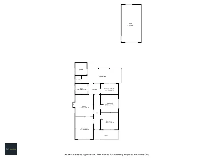 Floorplan of Homely house listing, 8 Langtree Avenue, Wangaratta VIC 3677