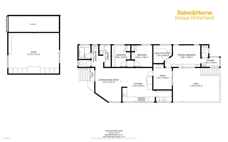 Floorplan of Homely house listing, 1 Wybalena Road, Pomona QLD 4568