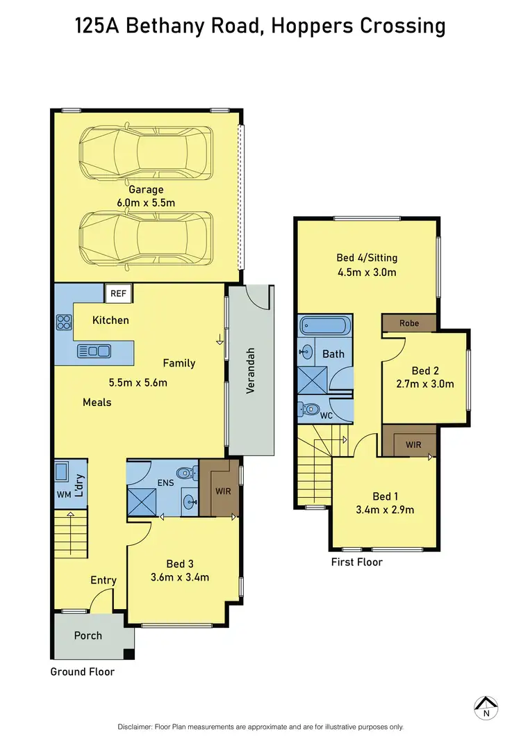 Floorplan of Homely house listing, 124A Bethany Road, Hoppers Crossing VIC 3029