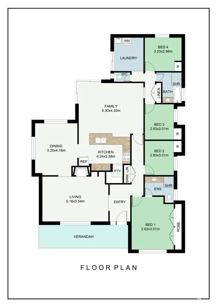 Floorplan of Homely house listing, 25 Rails Crescent, Wungong WA 6112