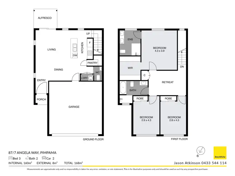 Floorplan of Homely house listing, 87/7 Angela Way, Pimpama QLD 4209