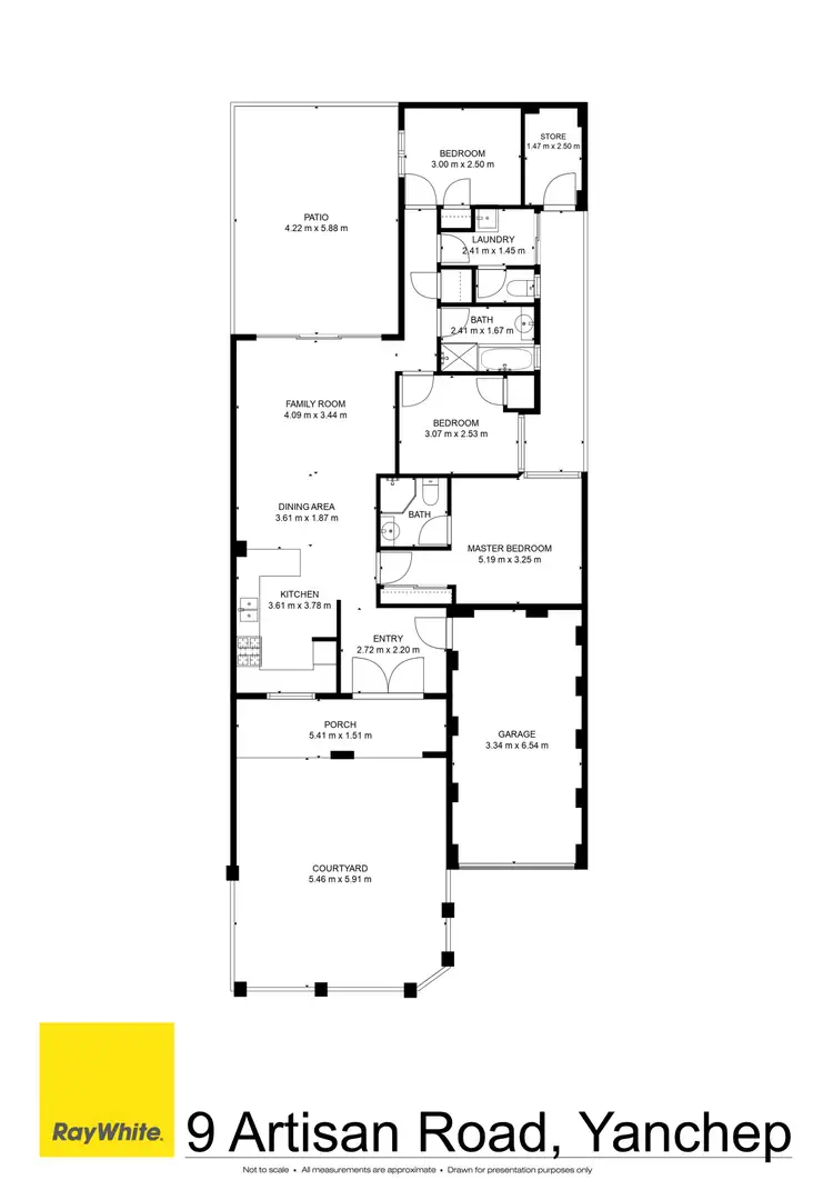 Floorplan of Homely house listing, 9 Artisan Road, Yanchep WA 6035