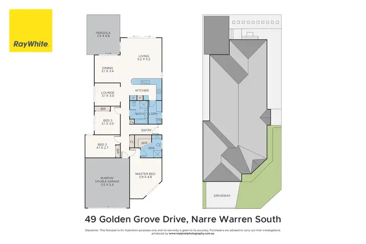 Floorplan of Homely house listing, 49 Golden Grove Drive, Narre Warren South VIC 3805