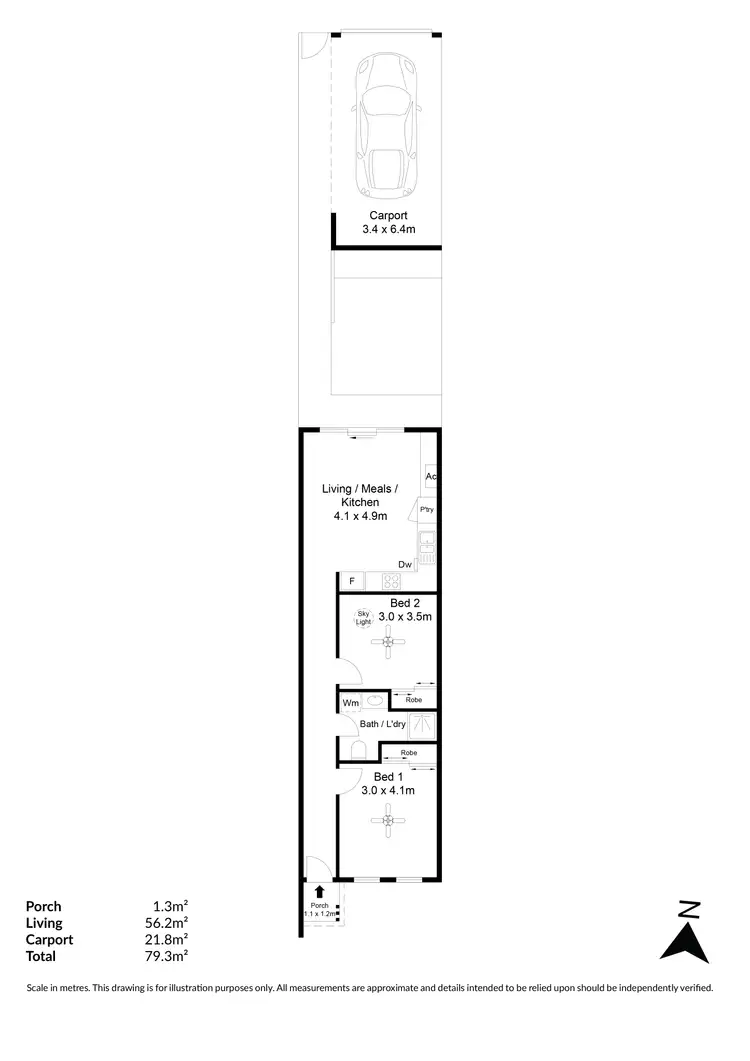Floorplan of Homely house listing, 50 Broadwater Place, Blakeview SA 5114