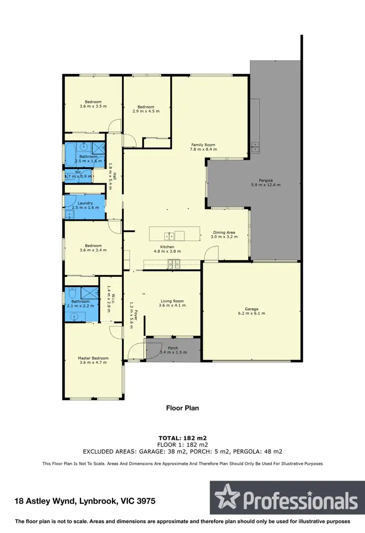 Floorplan of Homely house listing, 18 Astley Wynd, Lynbrook VIC 3975