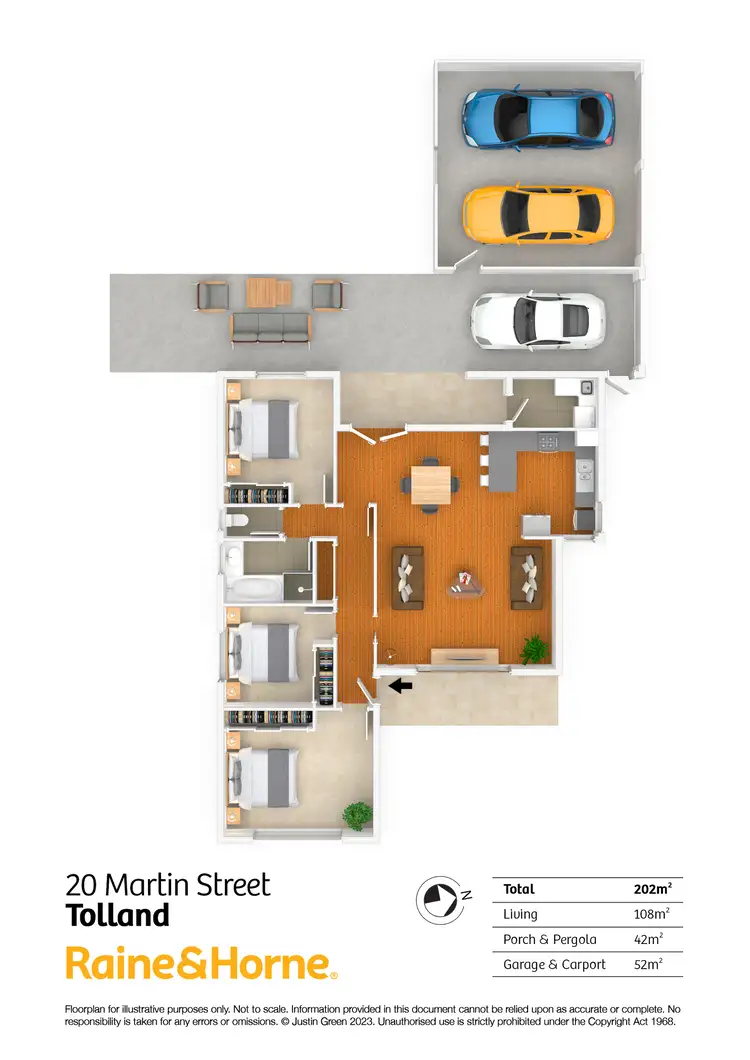 Floorplan of Homely house listing, 20 Martin Street, Tolland NSW 2650