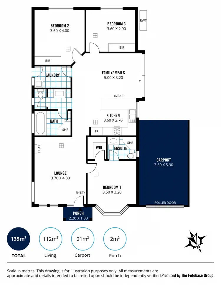 Floorplan of Homely house listing, 45 Hoods Road, Northfield SA 5085