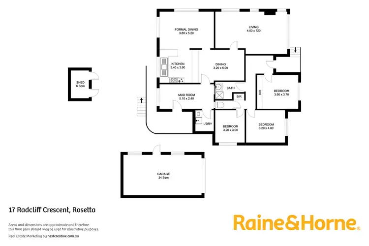 Floorplan of Homely house listing, 17 Radcliff Crescent, Rosetta TAS 7010
