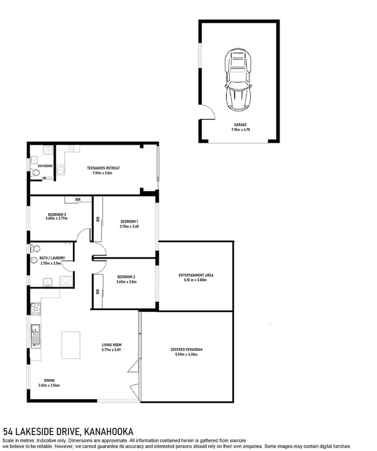 Floorplan of Homely house listing, 54 Lakeside Drive, Kanahooka NSW 2530