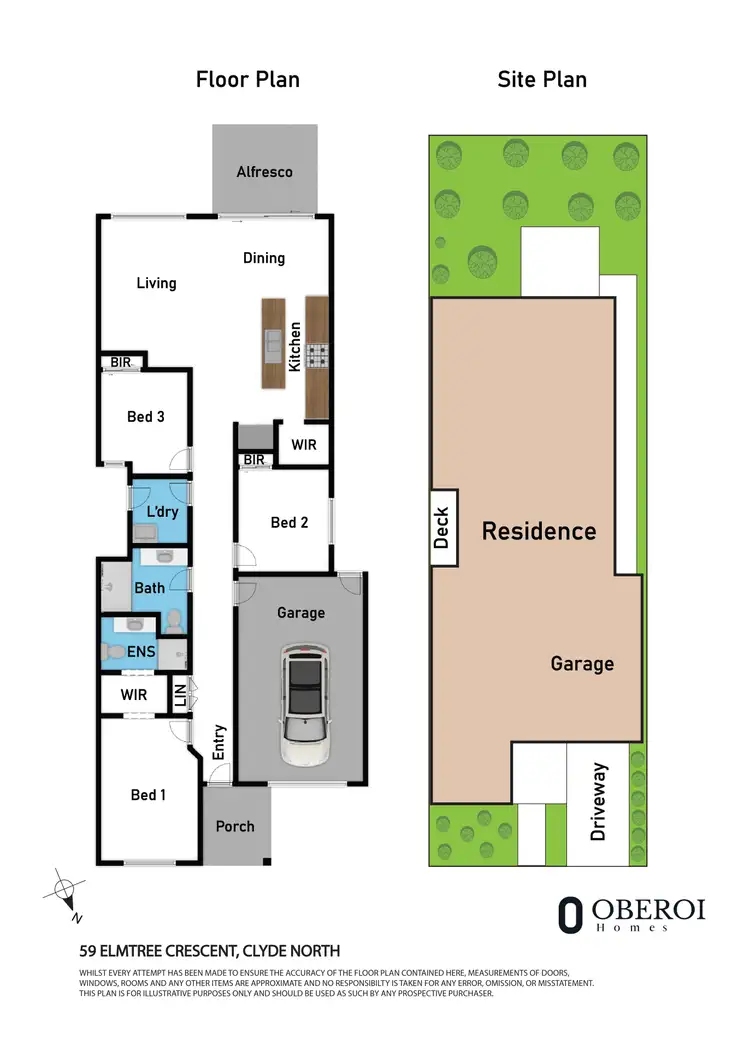 Floorplan of Homely house listing, 59 Elmtree Crescent, Clyde North VIC 3978