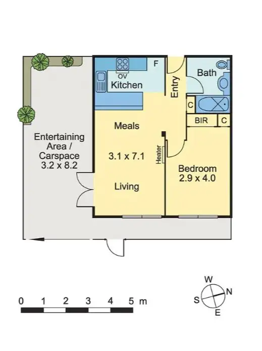 Floorplan of Homely apartment listing, 5/48 Scotia Street, Moonee Ponds VIC 3039