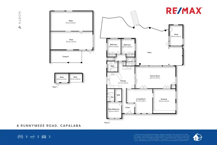 Floorplan of Homely house listing, 8 Runnymede Road, Capalaba QLD 4157