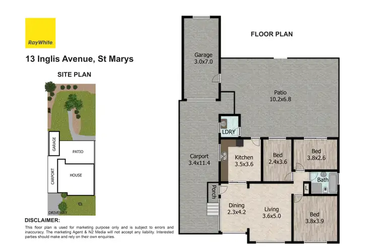 Floorplan of Homely house listing, 13 Inglis Avenue, St Marys NSW 2760
