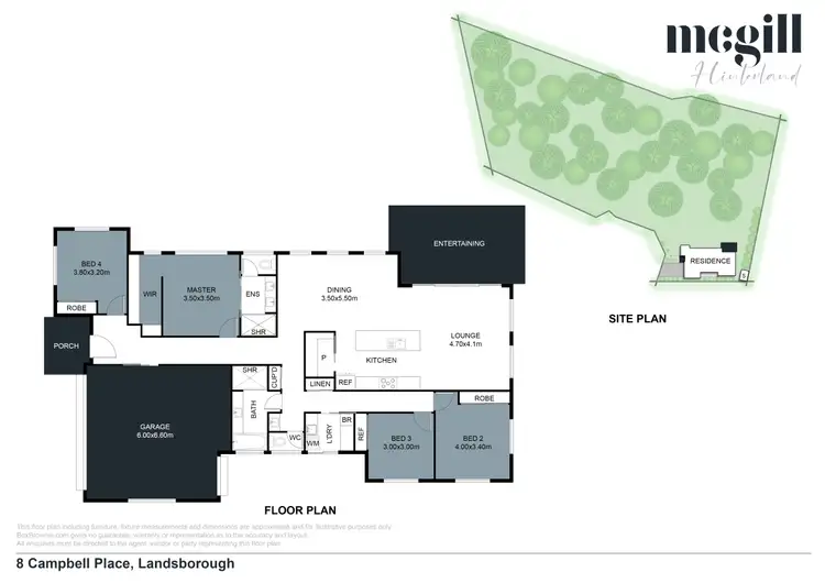 Floorplan of Homely house listing, 8 Campbell Place, Landsborough QLD 4550