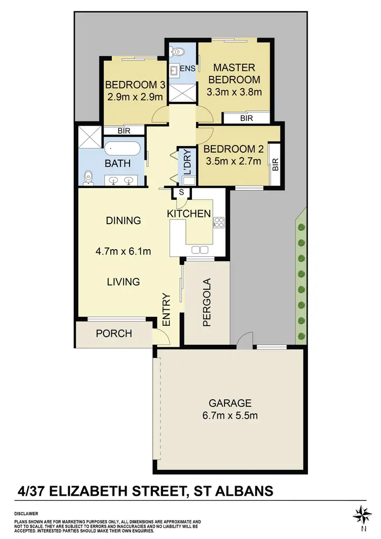 Floorplan of Homely house listing, 4/37 Elizabeth Street, St Albans VIC 3021