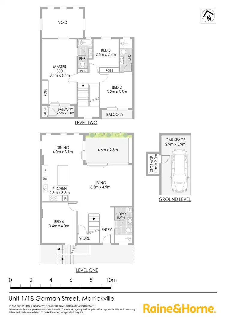 Floorplan of Homely townhouse listing, 1/18 Gorman Street, Marrickville NSW 2204