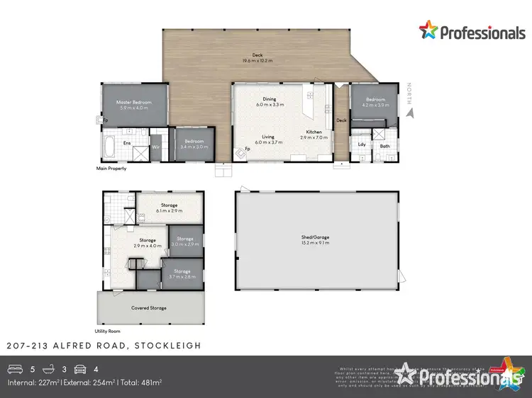 Floorplan of Homely house listing, 207-213 Alfred Road, Stockleigh QLD 4280