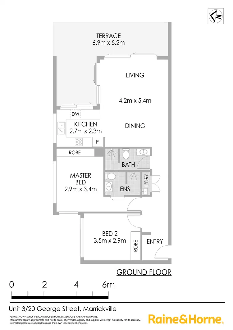 Floorplan of Homely apartment listing, G03/20-22 George Street, Marrickville NSW 2204