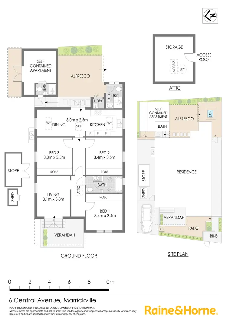 Floorplan of Homely house listing, 6 Central Avenue, Marrickville NSW 2204