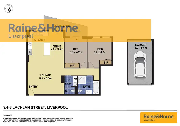 Floorplan of Homely unit listing, 8/4-6 Lachlan Street, Liverpool NSW 2170