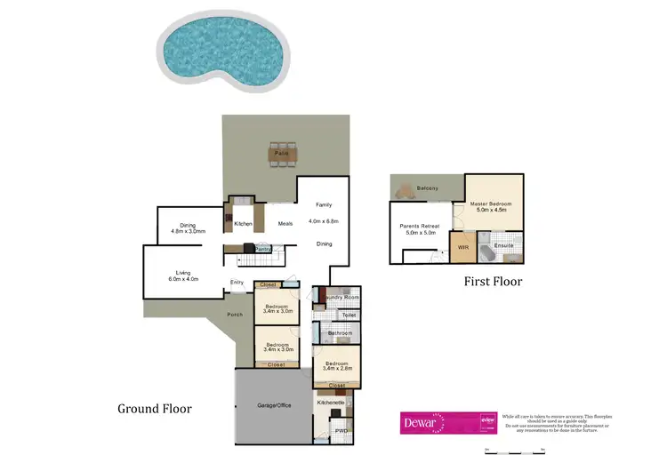 Floorplan of Homely house listing, 43-45 Hermitage Place, Morayfield QLD 4506