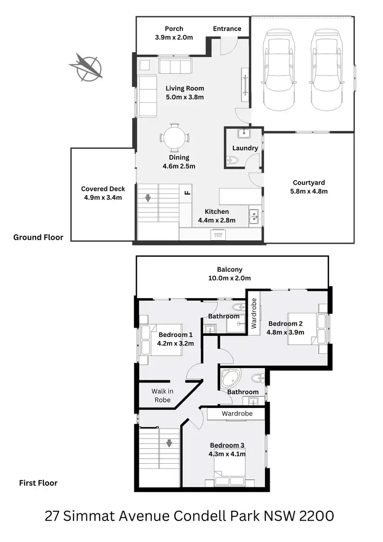 Floorplan of Homely house listing, 27 Simmat Avenue, Condell Park NSW 2200