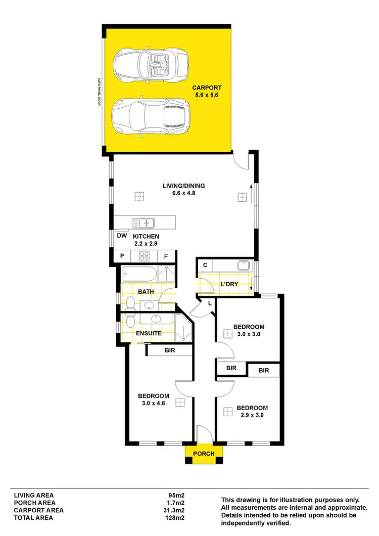 Floorplan of Homely house listing, 4B Birch Crescent, Tonsley SA 5042