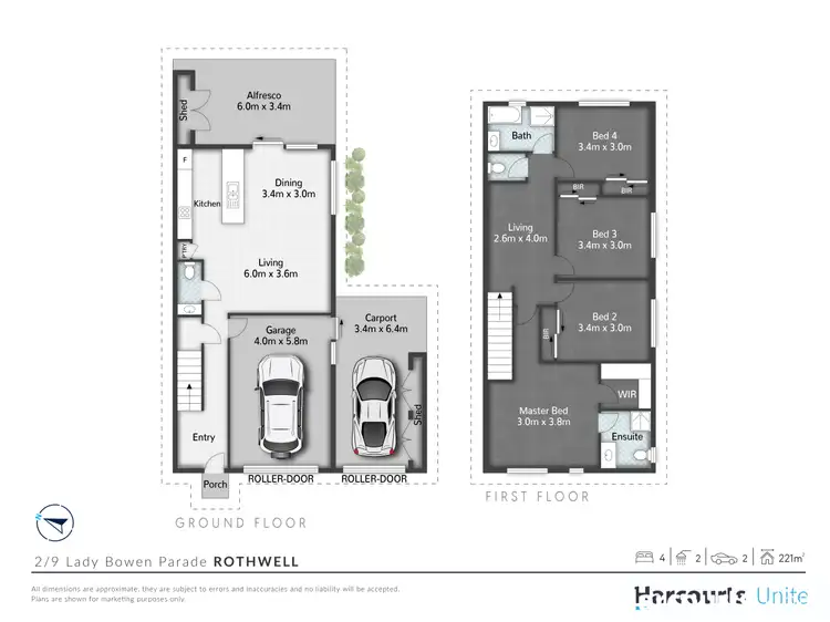 Floorplan of Homely house listing, 2/9 Lady Bowen Parade, Rothwell QLD 4022