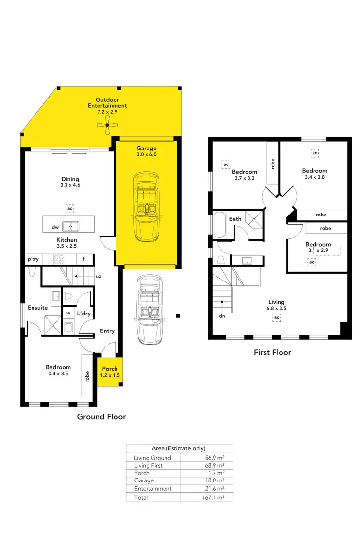 Floorplan of Homely house listing, 43C Everard Avenue, Ashford SA 5035