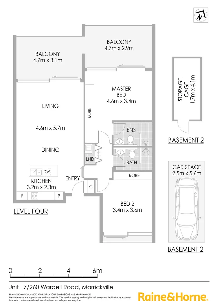 Floorplan of Homely apartment listing, 17/260-264 Wardell Road, Marrickville NSW 2204