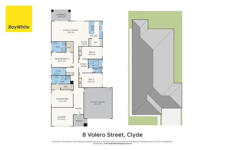 Floorplan of Homely house listing, 8 Volero Street, Clyde VIC 3978