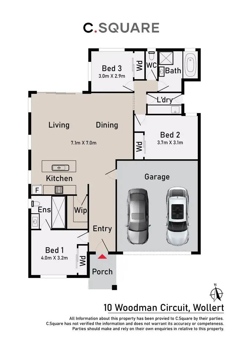 Floorplan of Homely house listing, 10 Woodman Circuit, Wollert VIC 3750