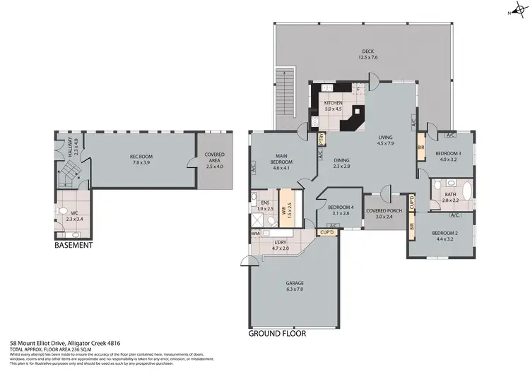Floorplan of Homely house listing, 58 Mt Elliot Drive, Alligator Creek QLD 4816