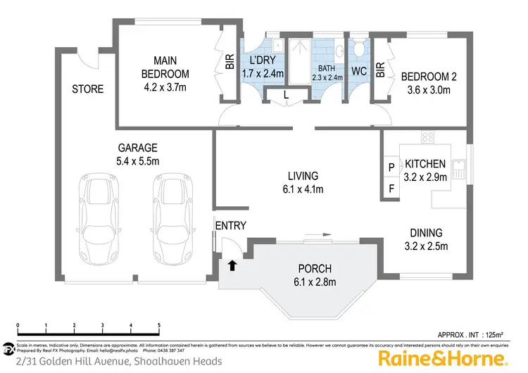Floorplan of Homely villa listing, 2/31 Golden Hill Avenue, Shoalhaven Heads NSW 2535