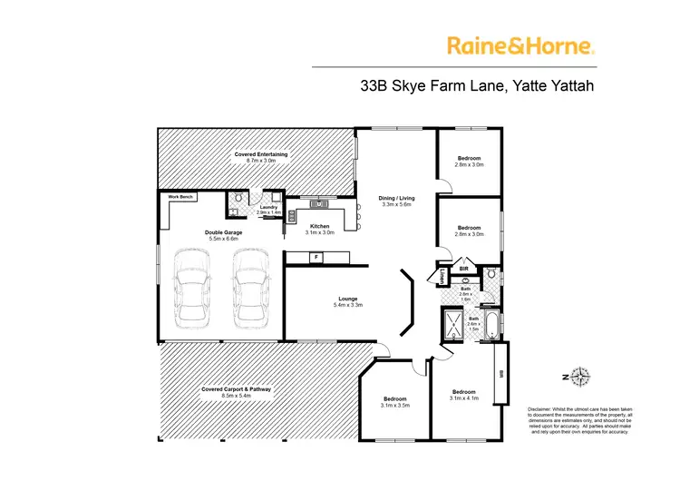 Floorplan of Homely rural property listing, 33B Skye Farm Lane, Yatte Yattah NSW 2539